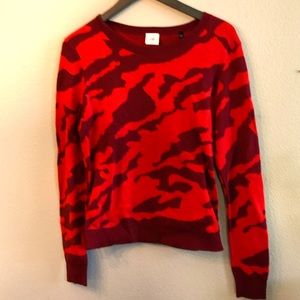 Red Camo Sweater